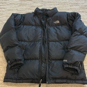 Well loved by 3 kids north face black jacket